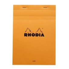 Bloc Rhodia A5 Orange - Lined and Margined