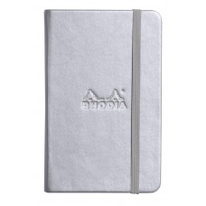 Rhodiarama Webnotebook A6 Silver - Dot Grid