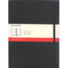 Classic Extra Large Hardcover Black Address Book