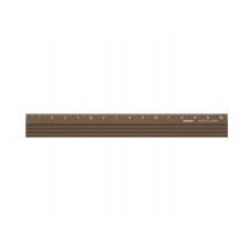 Aluminium Ruler - Brown