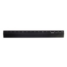 Aluminium Ruler - Black