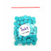 Aqua blue wax, pellets - bag