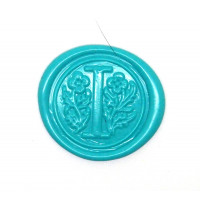 Aqua blue wax, pellets - jar