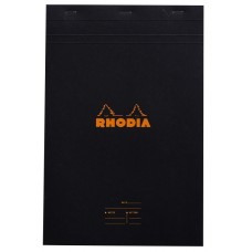Bloc Rhodia A4+ Black - Meeting