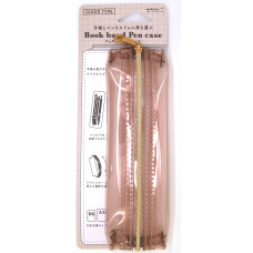 Book Band Pen Case -  Clear Sepia
