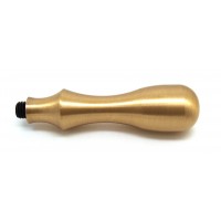 Stamp handle - brushed brass