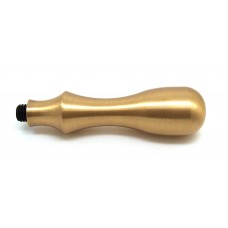 Stamp handle - brushed brass