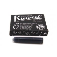 Kaweco Black, 6 cartridges