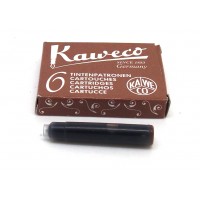 Kaweco Brown, 6 cartridges