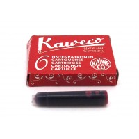 Kaweco Red, 6 cartridges