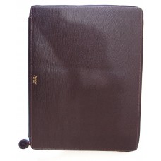 Chester A4 Zip Writing Folio - Brown