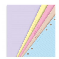 A5 Coloured Ruled Notepaper Refill