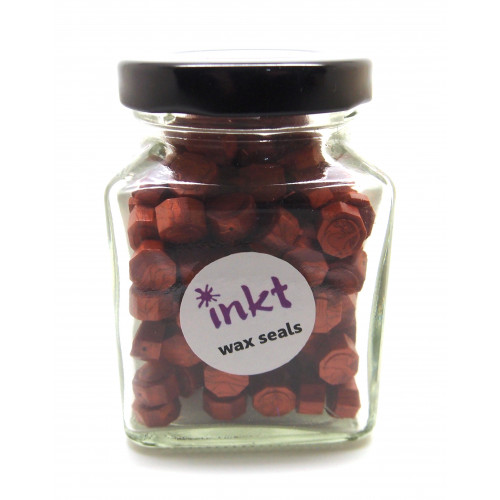 Copper wax, pellets jar