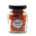 Coral orange wax, pellets - jar