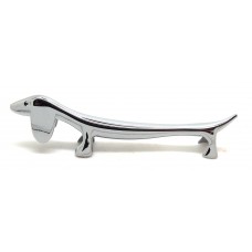 Penabling Critters Pen Rest - Shiny Chrome Dog