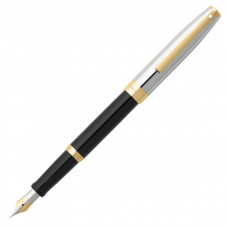 Sagaris Black and Chrome Fountain Pen