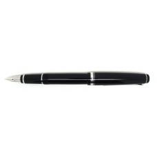 Falcon Silver Black Fountain Pen