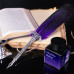 Feather Pen and Pen Holder - Medeia