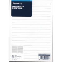 A5 White Ruled Notepaper Refill