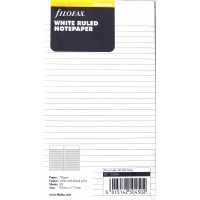 Personal White Ruled Notepaper Refill