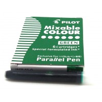 Pilot Parallel Cartridges, 6 Green