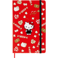 Hello Kitty Large Red Ruled Notebook