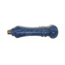 Blue stone stamp handle