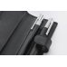 Soft Folding Black Leather Pouch - 2 pens