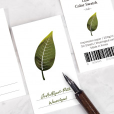 Leaf Ash - Ink Swatch Cards 50pk