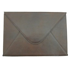 Leather File Folder - Brown
