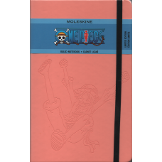 One Piece Large Ruled Rubber Hardcover