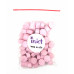 Pale pink wax, pellets - bag