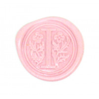 Pale pink wax, pellets - jar