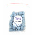Pastel blue wax, pellets - bag