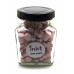 Pastel pink wax, pellets - jar
