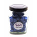 Periwinkle blue wax, pellets - jar
