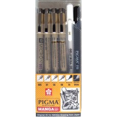 Pigma Micron Manga Set