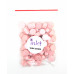 Pink silk wax, pellets - bag