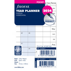 Pocket Year Planner Horizontal 2024