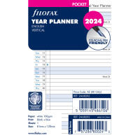 Pocket Year Planner Vertical 2024