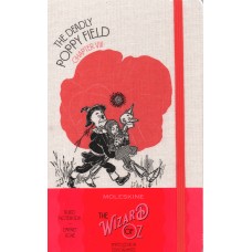 Wizard of Oz Large Ruled Poppy Field Hardcover