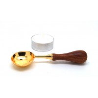 Premium sealing wax spoon with tealight
