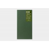 018 Weekly Vertical Free Diary Traveler's Notebook