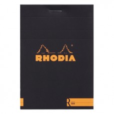R by Rhodia 8.5 x 12 Black Cream Lined