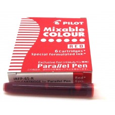 Pilot Parallel Cartridges, 6 Red