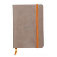 Rhodiarama Softcover Notebook A6 Taupe - Dot Grid