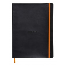 Rhodiarama Softcover Notebook B5 Black - Dot Grid