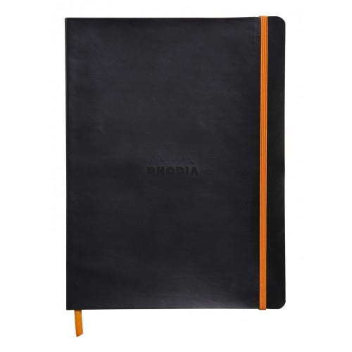 Rhodiarama Softcover Notebook B5 Black Dot Grid