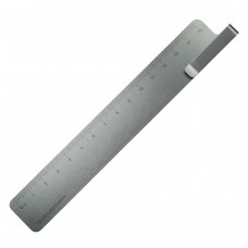 Ruma Ruler and Bookmark - Grey