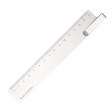 Ruma Ruler and Bookmark - Silver